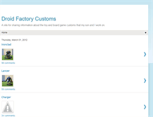 Tablet Screenshot of droidfactorycustoms.com